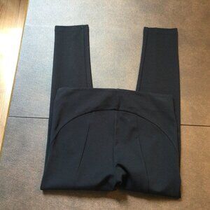 Ann Taylor Black Pull-On Pants Womens Size 6P Side Zipper EUC